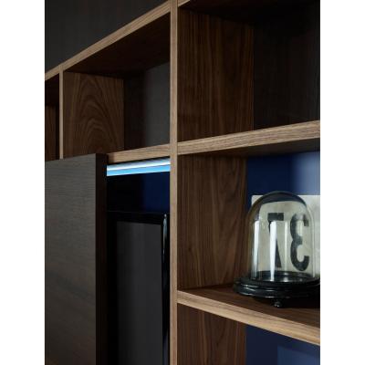 China 2023 new modern minimalist bedroom combination home office bedroom modern corner wardrobe small unit dressing room for sale
