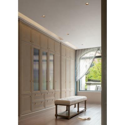 China 2023 New Products Expandable Luxury Design Style Home Furniture Cabinet Modern Wooden Master Bedroom Wardrobe for sale