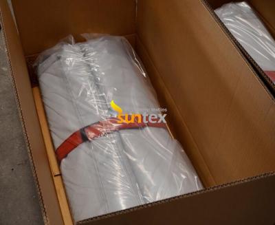 China Extreme Large Fiberglass Fire Resistant Insulation Fireproof Fire Blanket for Vehicles Electric EV Car Motorcycle for sale