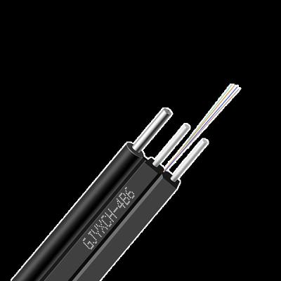 China GJYXCH Indoor 4 Cores FTTH Self-supporting Bow-type Drop Cable 4 Core Fiber Optic Cable Youth Optical Fiber Cable GJYXCH for sale