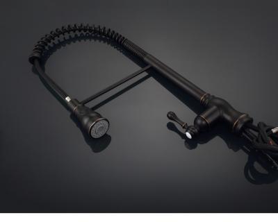 China Pull Out Spray Kitchen Faucet Black Cupc Certified High Quality Hot And Cold Sink Mix Stainless Steel Kitchen Faucet Faucet for sale