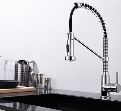 China Pull Out High Quality Stainless Steel Faucet Pull Out Faucet Brass Nickel Spray Ware Mixer Tap Kitchen Sanitary Faucet for sale