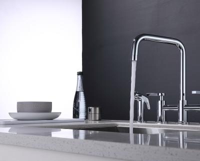 China High Quality Pull Out European Bar Hotel Elbow Faucet Stainless Steel Basin Faucet Spray And Cupc Kitchen Faucet N for sale