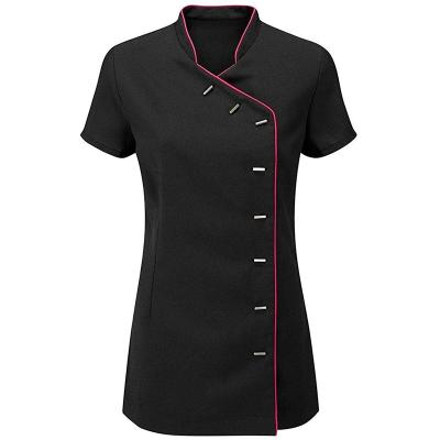 中国 Breathable And Comfortable Salon Tunic Beauty Spa Hairdressing Senior Women Ladies Massage Therapist Uniform 販売のため