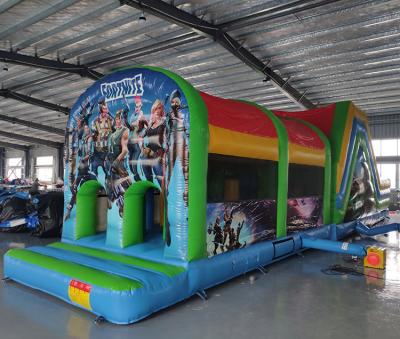 China PVC tarpaulin factory outdoor commercial inflatable barriers inflatable obstacle course for sale for sale