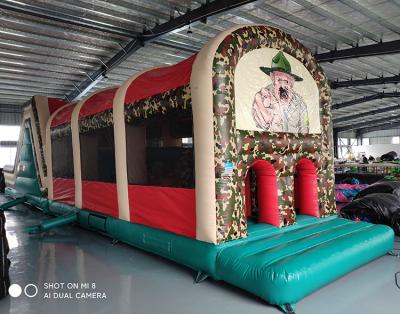 China PVC Tarpaulin Inflatable Army Obstacle Course, Inflatable Army Bouncy Obstacle, Inflatable Military Obstacle for sale