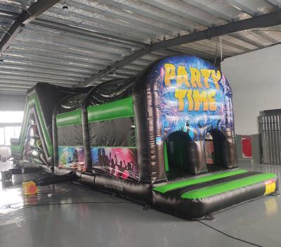 China Adults Interactive Inflatable, Commercial PVC Tarpaulin Inflatable Obstacle Course Party Time Inflatable Theme Barriers For Sale for sale