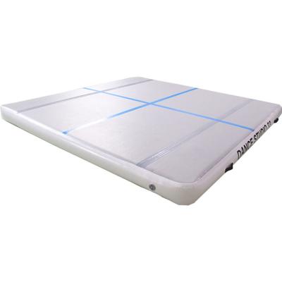 China Factory Price Durable Custom Logo Inflatable Gymnasium Floor Rolling Inflatable Gymnastics Mat Gymnastics Mat For Sale for sale
