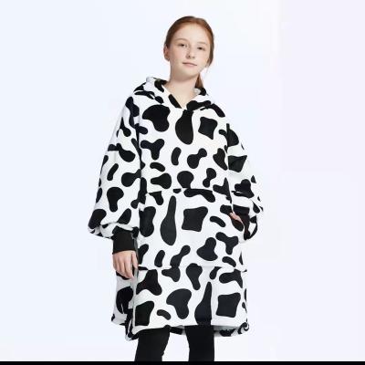 China Folded Hooded Fleece Flannel Covers Flower Skull Custom Print Sweatshirt Cover Up Hooded for sale