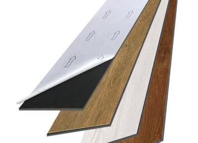 China Desgaste - revestimento autoadesivo resistente do PVC LVT de 2.0mm com Gule à venda