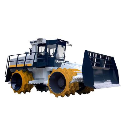 China CHINA Retail BEST QUALITY BOMAG GARBAGE COMPACTOR FOUR WHEEL DRIVE GARBAGE ROLLER Retail BEST 26t 28t SJLC28 GARBAGE COMPACTOR DUMP COMPACTOR for sale