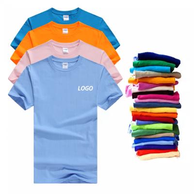 China Anti-pilling European Size White Shirts Custom 100% Cotton T-shirt Printing Logo For Men's Plain T-shirts Printed White Black T-shirt for sale