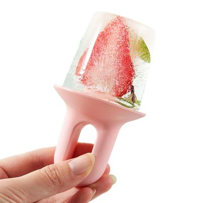 China Viable Hot Seller Round Ice Cube Mold Food Grade Ice Ball Maker Fruit Shake Wall Popsicle Tool Diy Ice Cube Tray for sale
