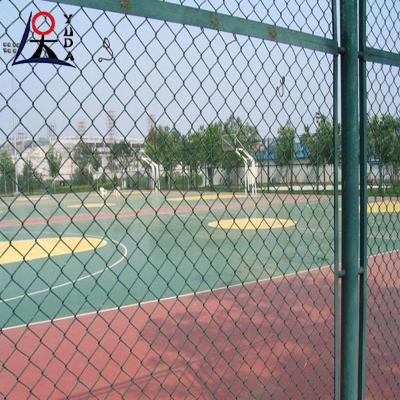 China 4ft 6 Ft 8ft 10 Ft Galvanized Chain Link Fence Netting Chain Link Cyclonic Mesh for sale