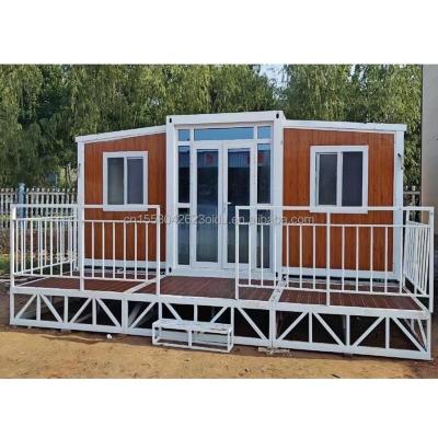China Modern 20ft Prefabricated Australia Foldable Mobile Homes Modular Extendable Container House with 3D Model/CAD Drawings for sale