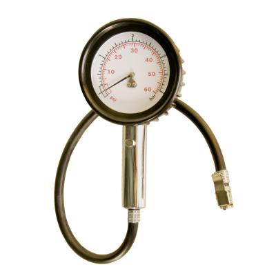 China Hafner Racing Gauge With Flange Chuck From 15psi To 160psi Made In Taiwan OEM ODM Available - Racing Tire Pressure Gauge 3.5 Inch for sale