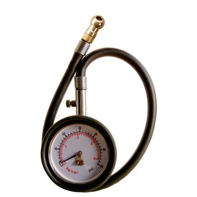 China Hafner Racing Gauge With 15psi To 160psi Swivel Angle Chuck Made In Taiwan OEM ODM Available - Racing Tire Pressure Gauge 2.5 Inch for sale