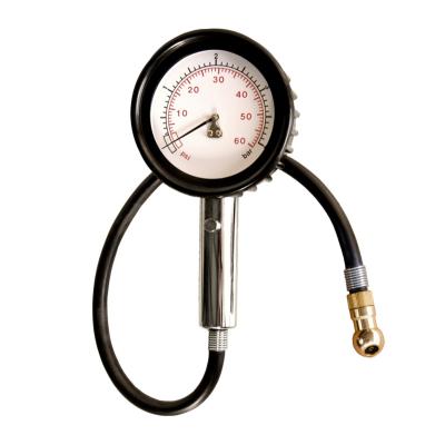 China Hafner Racing Gauge with 15psi to 160psi Swivel Angle Chuck Made in Taiwan OEM ODM Available - Racing Tire Pressure Gauge 3.5 Inch for sale