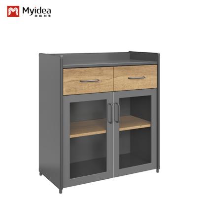China Loft industrial style boss office tea water cabinet reception area simple modern cabinet for sale