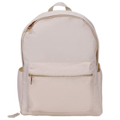 China Waterproof Wholesale Stylish Fashion Hot Selling Teenager Portable Nylon Backpack Lady Bag Backpack Zippers Travel backpack for sale