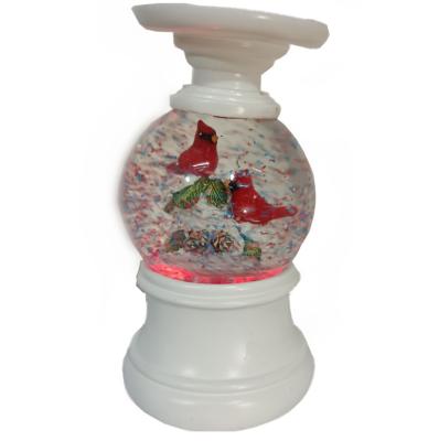 China New Europe attractive price empty diy blowing type snow lighting snow globe for sale