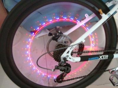 China 7 Colors exchanging wheel light with light sensor for sale