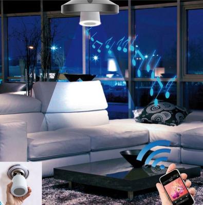 China Remote control led bulb with bluetooth speaker for sale