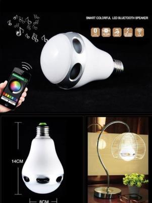 China APP control Bluetooth colorful Led Bulb Light Speaker for sale