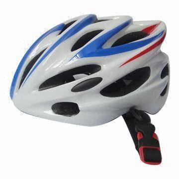 China De witte Helm van de Vleetraad met Snelle Versiegesp 55 tot 59 cm Te koop