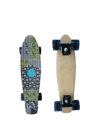 Chine Panneau en plastique de penny de Shaun White de planche à roulettes de penny d'érable de panneau en pastel fait sur commande de penny à vendre