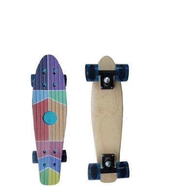 Chine Planche à roulettes complète de mini de penny penny en bois de panneau 27 * 8 pouces à vendre