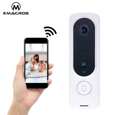 China Durable WiFi Battery Door Phone Door Intercom Doorbell Two Way Camera Visual Wireless Door Intercom for sale