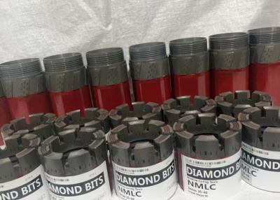 China Für die Explorationstechnik Bohrungen Diamantkern Bohrstücke 60 mm 75 mm zu verkaufen