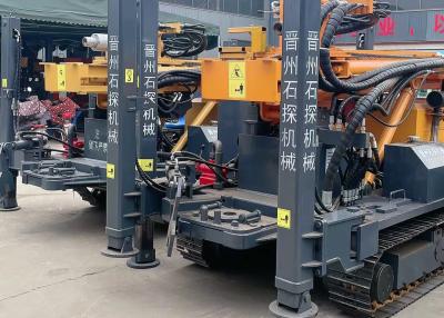 China Bohrloch-Crawler-Bohrgerät Schnellgeschwindigkeit kundenspezifisches Stahl-ST350-Pneumatisches Bohrgerät zu verkaufen