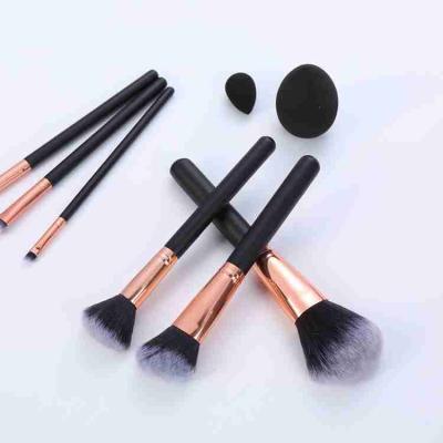 China Black Smudge Brush Fast Shipping Rhinestone Silicone Holder Eyebrow Brushes Makeup Brush Set for sale
