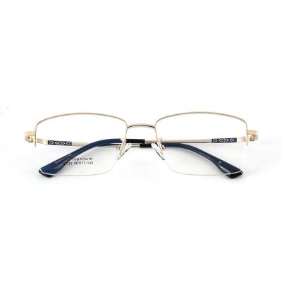 China For Men Half Glasses Optical Frames Reading Glasses - Frame Gold Frame Glasses for sale