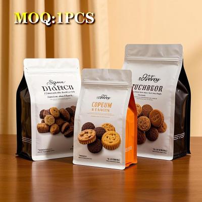China Custom Resealable Bean Rice Coffee Square Bottom Bag Aluminium Foil Food Storage Packaging for sale