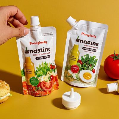 China Eco-Friendly Spout Pouch 200ml/500ml | Leak-Proof Salad Dressing, Tomato & Mayonnaise Bags | FDA-Certified Customizable Packaging Te koop