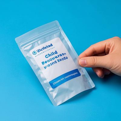 China Child Resistant Zipper Bags Easy Open For Adults Recyclable For Pharmaceuticals en venta