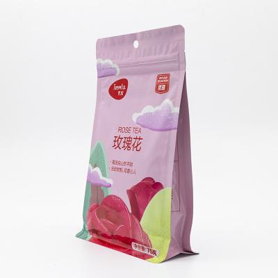 China FDA Certified Standing Pouch Flat Bottom Leak-Proof Design & High Barrier Material Custom Logo Size Printing Bulk Order Discount For Coffee / Snacks / Nuts for sale