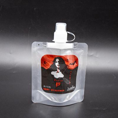 China Liquid Spout Bags Wholesale voor Liquids Packaging Leakproof Spout 3/4 Layer Laminate Dripless Nozzle Custom Printing & Sizes Te koop