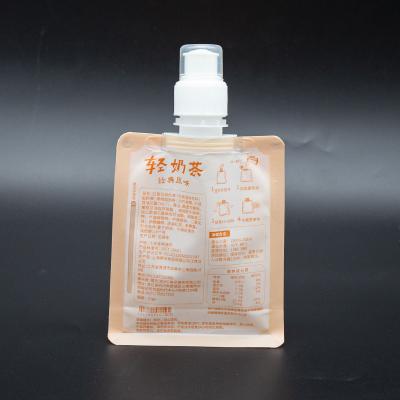China Groothandel Spout Pouch Leakproof Liquid Packaging met aangepaste afdrukken en maten Te koop