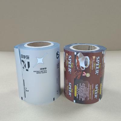 China High Barrier 3-Layer Coffee Roll Film Moisture Proof Freshness Lock Packaging for Coffee Beans / Powder Custom Size / Thickness for sale