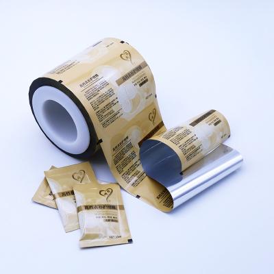 China Biodegradable Aluminum Foil Film Roll Heat-Sealable For Eco-Friendly Household Supplies Packaging for sale