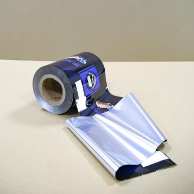 China Aluminum Foil Roll Film With PE Coating Heat-Sealable Custom Printing For Branding for sale
