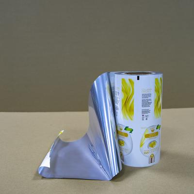 China Heat-Sealable Aluminum Foil Roll Film For Cosmetics Packaging CPP/PET Coating Compatible With Automatic Packaging Machines for sale
