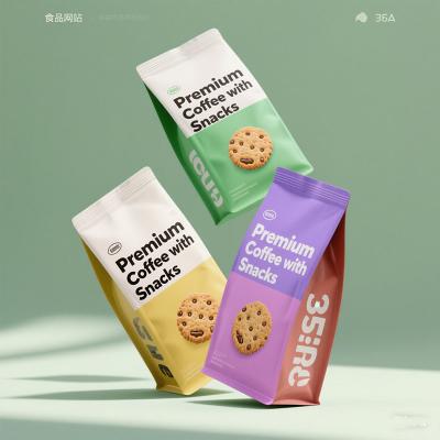 중국 사전 인쇄 된 8 면 큐세트 봉지 8 색상 판톤 & GS1 바코드 판매용