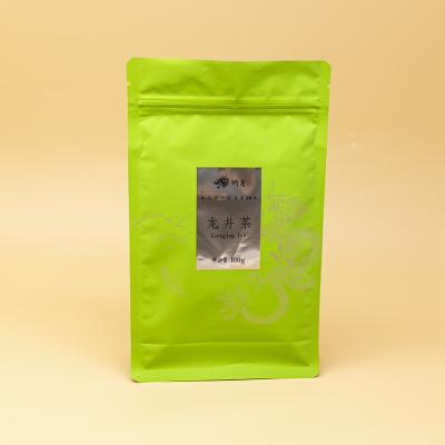 China Anti-Odor Eight Sided Sealing Flat Bottom Bags For Tea Packaging With Specialized Barrier Layer Bulk Order Discounts for sale