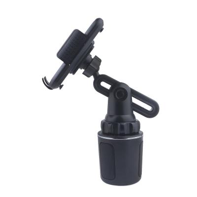 China New Design Adjustable 360 Degree 2-4inch Plastic Cell Phone Mount Car Multifunctional Adjustable Cup Holder for sale