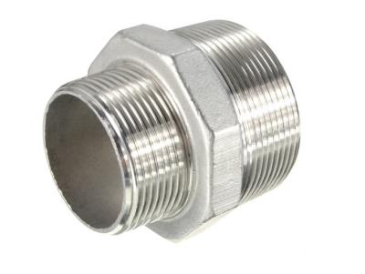 China Stainless Steel 150# Screwed Hex. Nipples to connect threaded pipes for sale